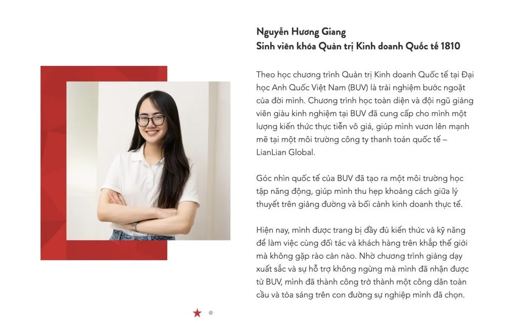 Chia sẻ từ bạn Nguyễn Hương Giang - Sinh viên khoá 1810