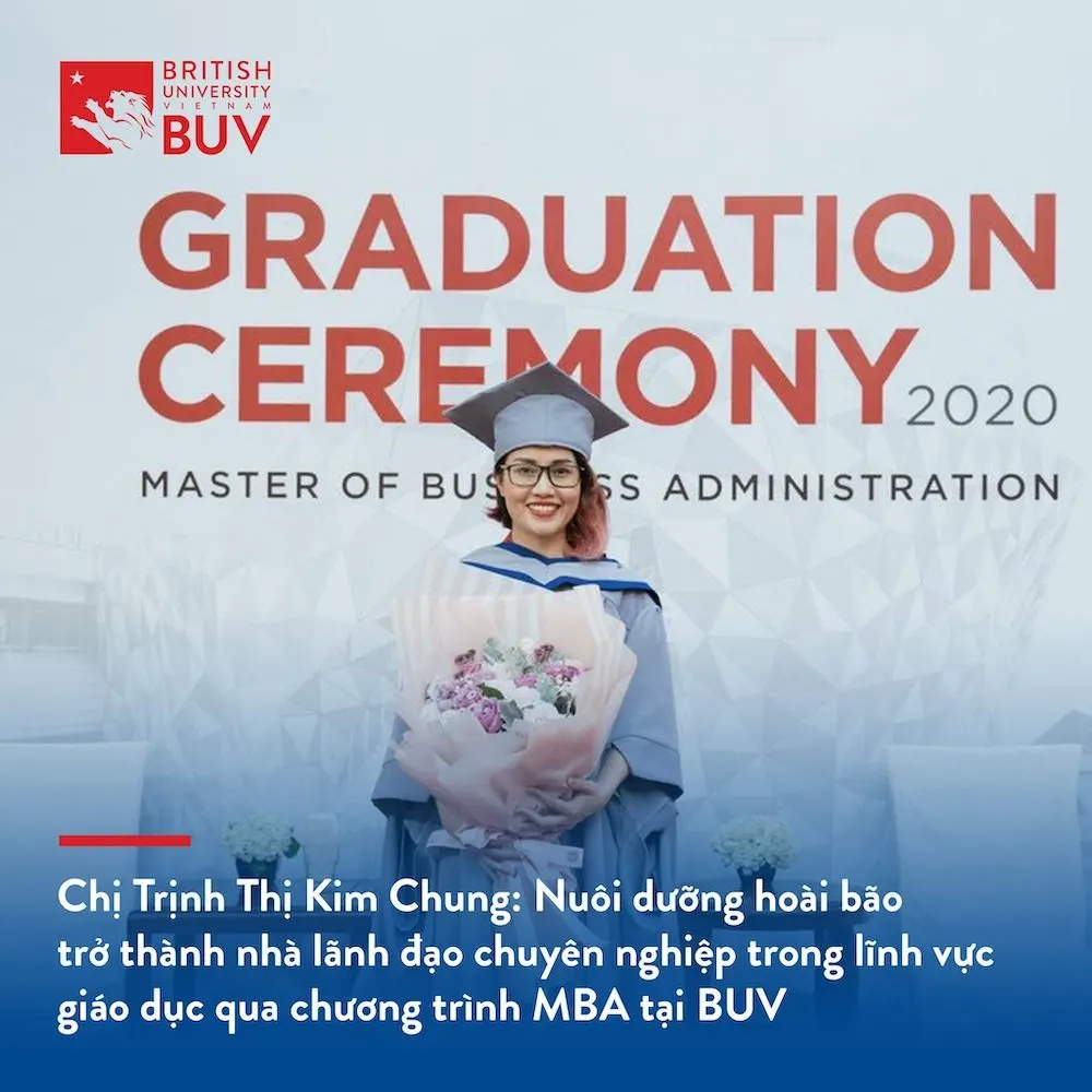 Chia sẻ từ chị Trịnh Thị Kim Chung về chương trình học có tính thực tiễn cao tại BUV đáp ứng khả năng làm việc, kinh doanh trong môi trường toàn cầu.
