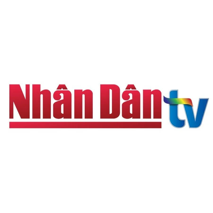 A logo reading “Nhân Dân TV” with multicolored TV icon on a white background.