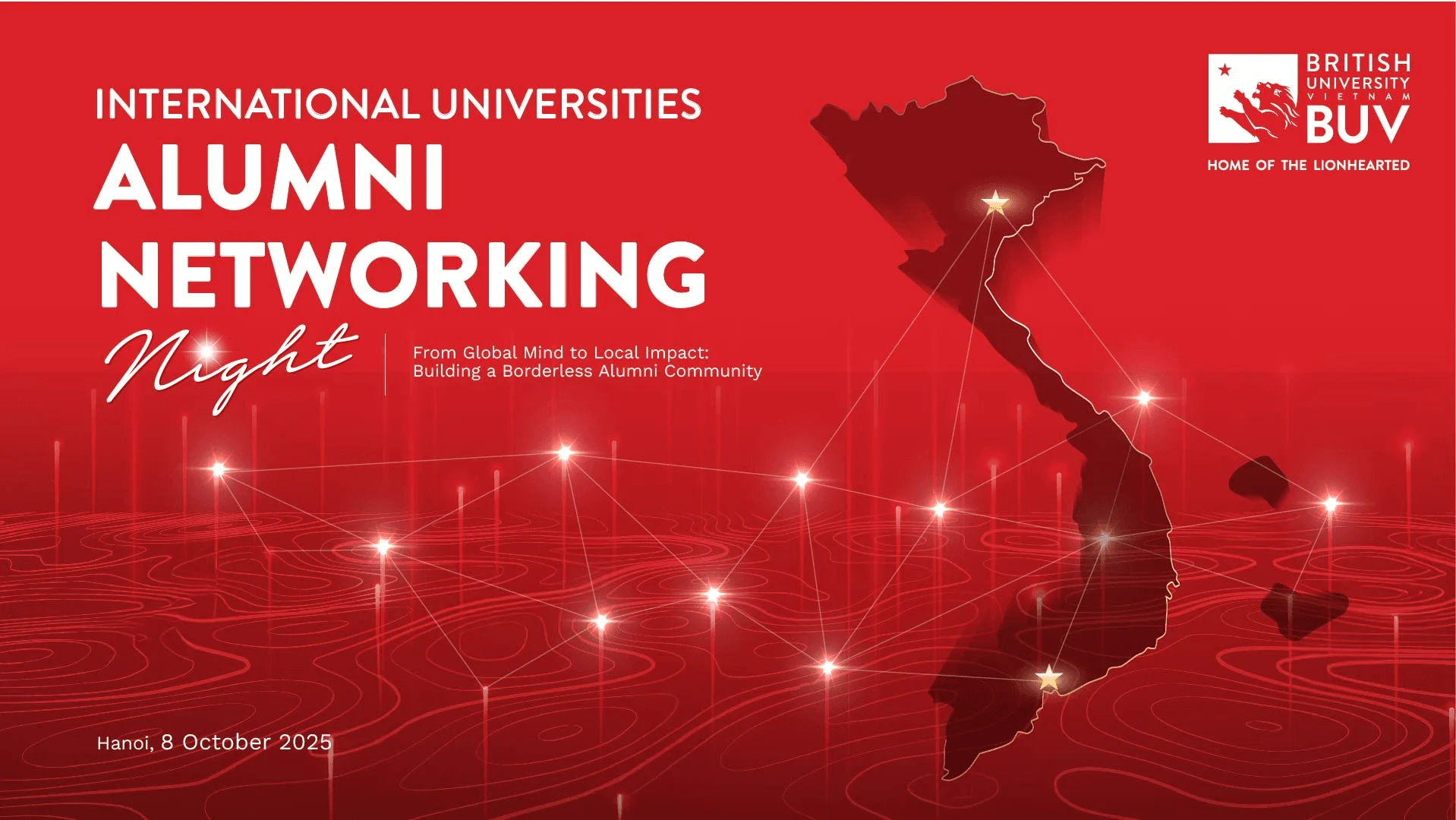 BUV International Universities Alumni Networking Night in Hanoi, 8 October 2025.