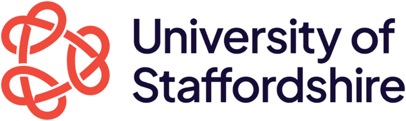 Alt text: **Logo of the University of Staffordshire**