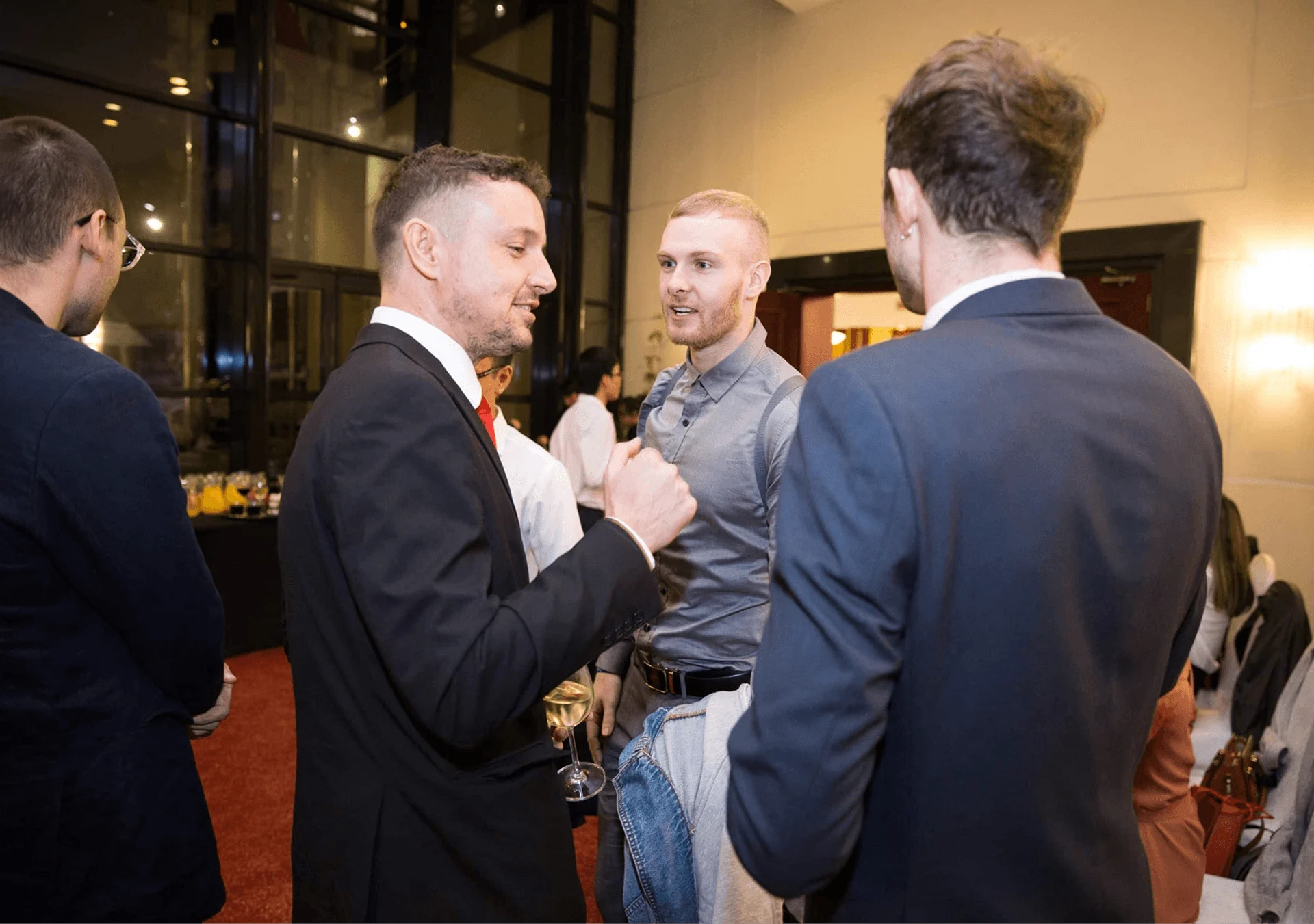 BUV networking event with international guests and professionals connecting in Vietnam