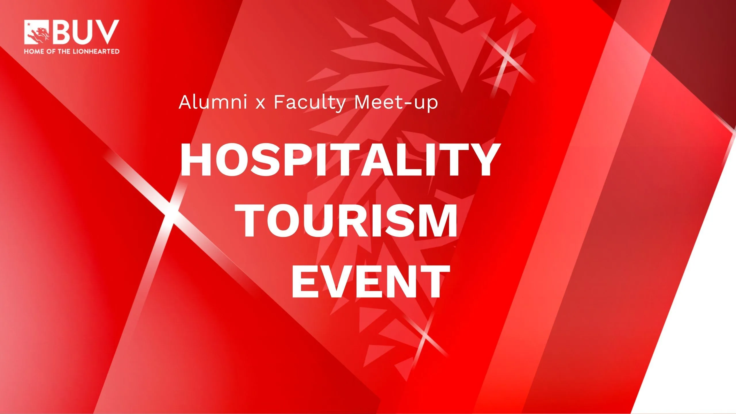 BUV Alumni x Faculty Meet-up: Hospitality, Tourism and Events, 24 September 2026, Hanoi.