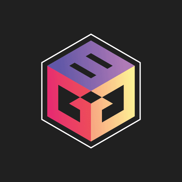 BUV Esports logo featuring a colorful gradient gaming cube for British University Vietnam