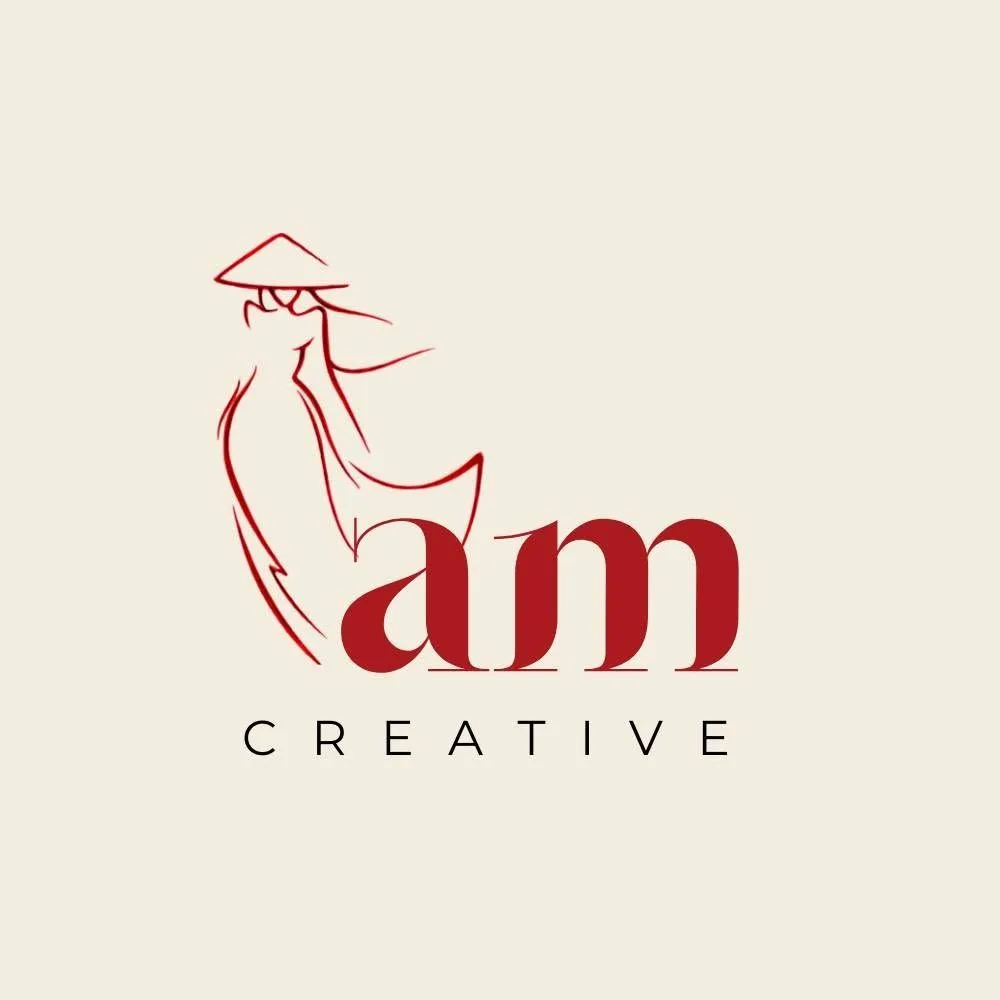 Alt text: **Tam Creative agency logo with a stylized figure and the text “tam creative.”**